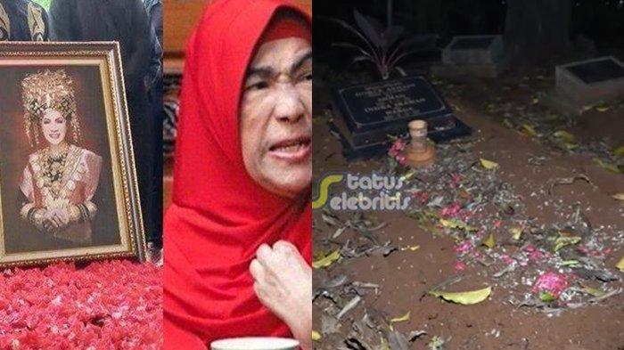 Makam Dorce Gamalama dikabarkan ambles