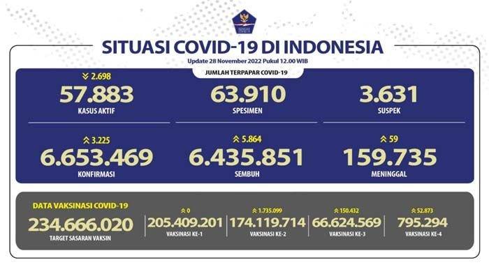 Update COVID-19 28 November 2022.