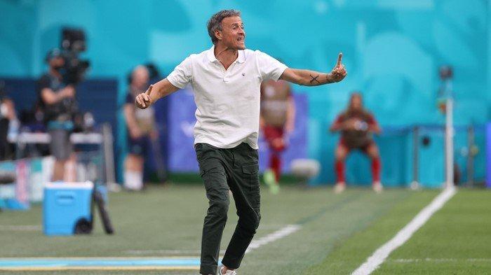 Pelatih Timnas Spanyol, Luis Enrique.