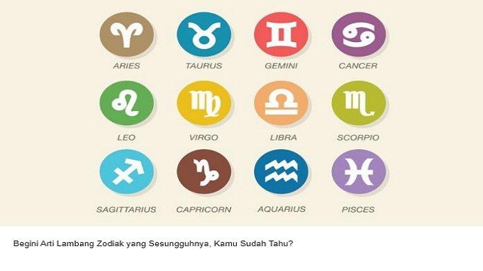Lambang zodiak yang dipercaya sebagian masyarakat.