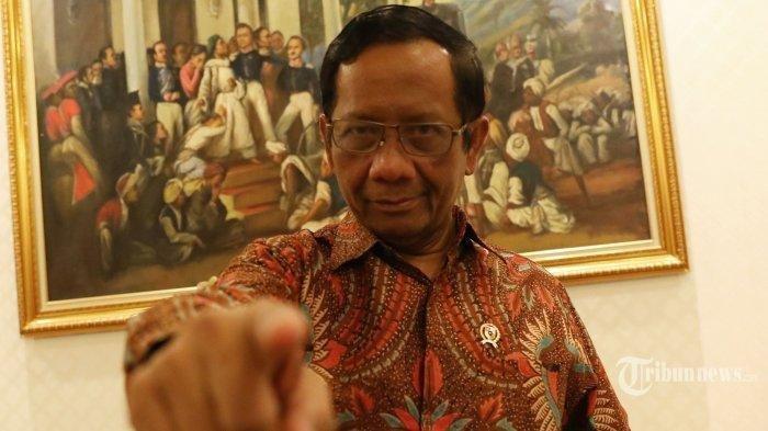 Menteri Koordinator Bidang Politik, Hukum, dan Keamanan (Menko Polhukam), Mahfud MD