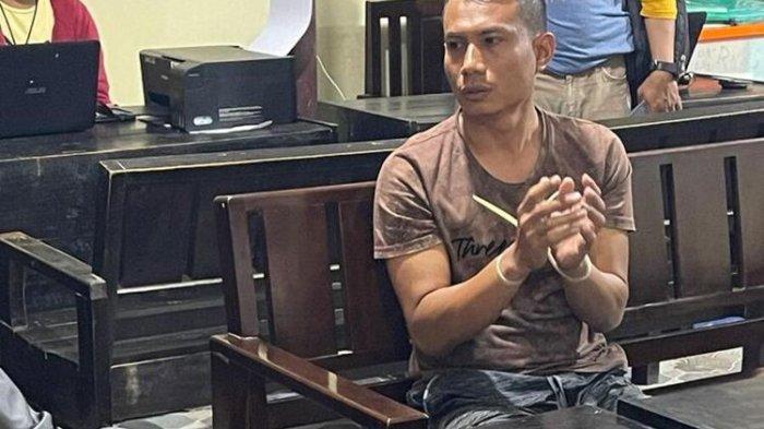Aipda Rudi Suryanto, Ps Kanit Provos Polsek Way Pengubuan, penembak Aipda Ahmad Karnain, Bhabinkamtibmas Way Pengubuan di Lampung Tengah.