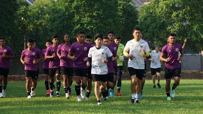 Latihan timnas U-23 Indonesia di Lapangan Bai Bang, Phu Tho, Vietnam, Rabu (4/5/2022). (Dok. PSSI)