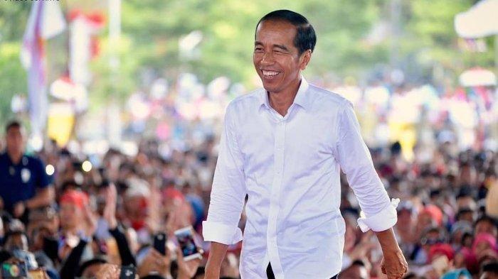 Joko Widodo (Jokowi) saat Kampanye Akbar di Solo, Selasa (9/4/2019).