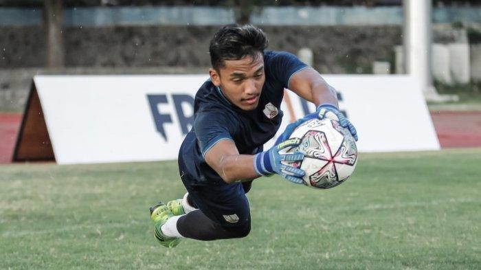 Pancar Nur Widiastono saat sesi latihan Persis Solo