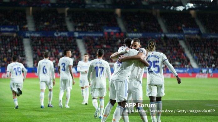 Selebrasi pemain Real Madrid