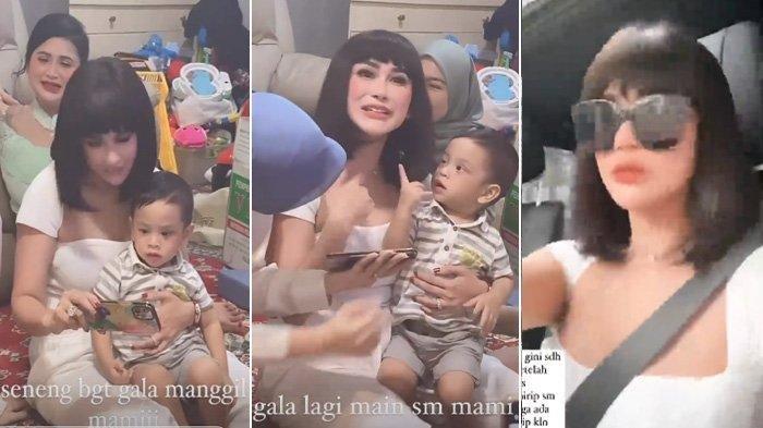 Bebizie berdandan ala Vanessa Angel, Gala Sky tampak begitu bahagia.