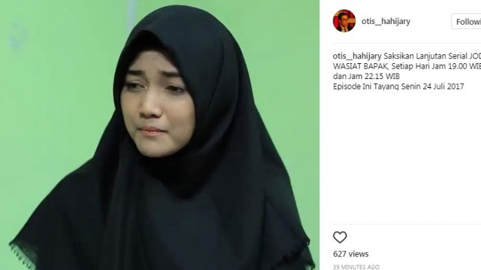 Postingan Otis Hahijary di Instagramnya Senin (24/7/2017). Kolom komentarnya dinonaktifkan