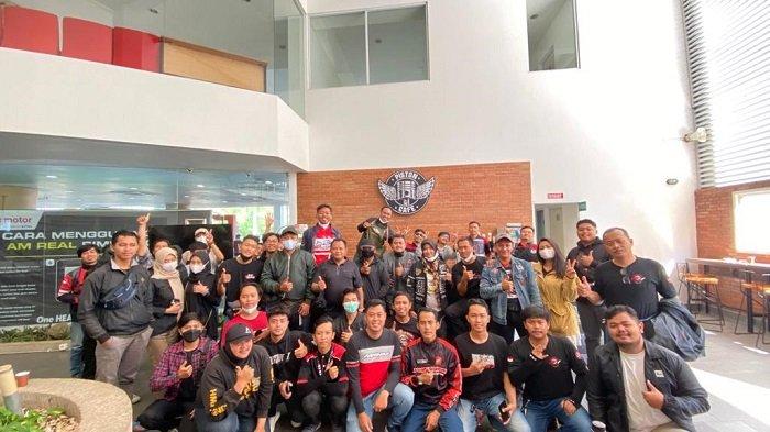 Acara Sunmori Honda Community Jawa Tengah di Kecamatan Gunung Pati Kota Semarang bernama Gubug Serut, Minggu(5/5/22).