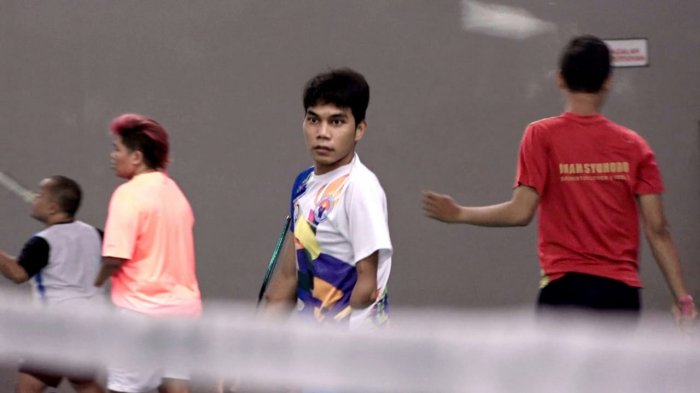 Suryo Nugroho saat menjalani pemusatan latihan untuk Asian Para Games 2018 di GOR Sritex, Solo, Rabu (19/9/2018).