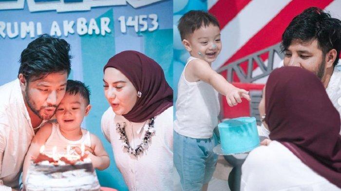 Air Rumi Akbar 1453 putra Irish Bella dan Ammar Zoni kini genap berusia 2 tahun.