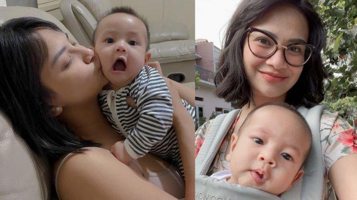 Vanessa Angel dan putranya, Gala Sky.