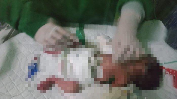 Bayi yang ditemukan dalam kantor plastik hitam dekat pelabuhan Feri Mamuju