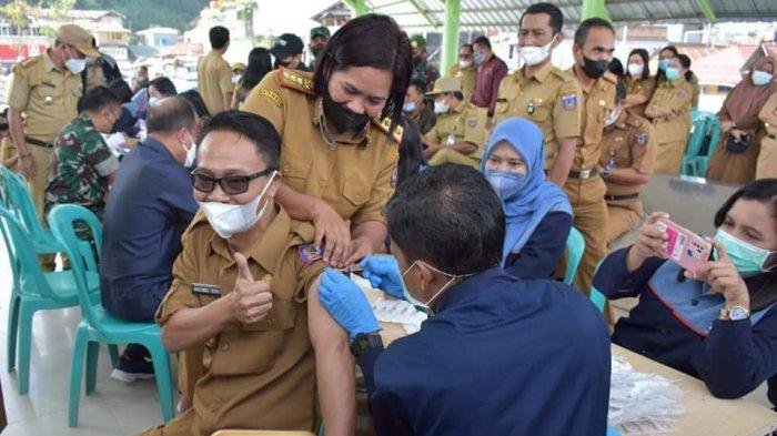 Kegiatan vaksinasi Booster di Mamasa, Senin (24/1/2022)