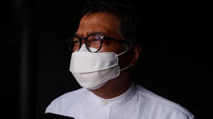 Sekprov Sulbar, Muhammad Idris saat ditemui usai hadiri acara di Hotel Maleo, Jumat (29/10/2021).
