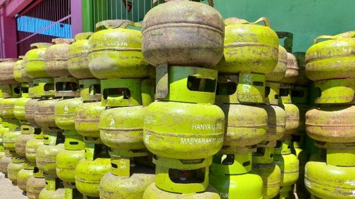 Tabung Gas Elpiji 3 kilo gram milik PT Hamirna Mitra Tama Mamuju.