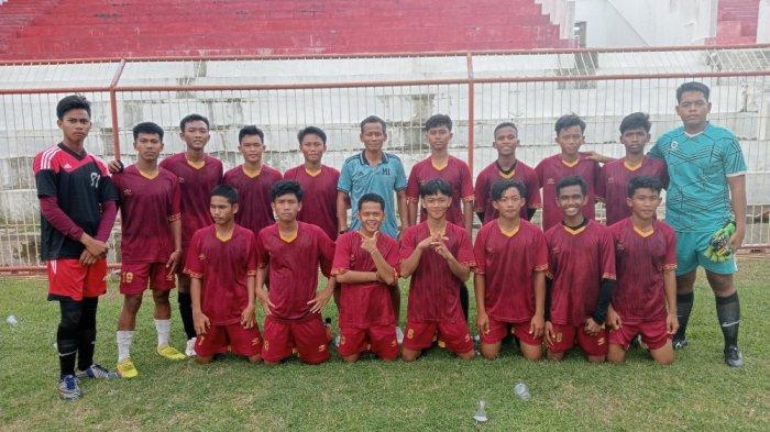 Tim Liga Santri Pasangkayu, mengikuti pemusatan latihan di Stadion Gelora Jiwa Pasangkayu, Kamis (4/8/2022).