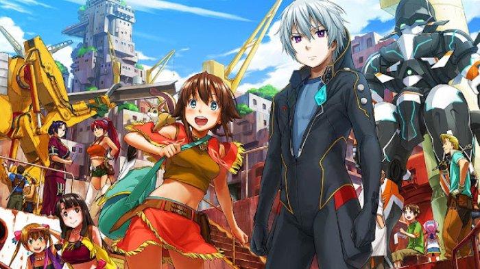 Poster serial anime Suisei no Gargantia atau Gargantia on the Verdurous Planet yang termasuk dalam 5 daftar rekomendasi serial anime bergenre Mecha subtitle Indonesia yang tayang di anoBoy.