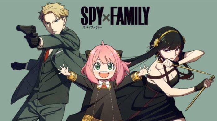 Poster serial anime Spy x Family yang termasuk dalam 7 daftar rekomendasi serial anime bergenre action subtitle Indonesia yang tayang di anoBoy.