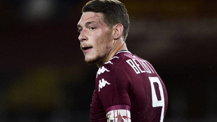 Penyerang asal Italia Andrea Belotti - Ia sangat ingin berseragam AS Roma, namun raksasa Liga Italia Serie A tersebut belum meminang.