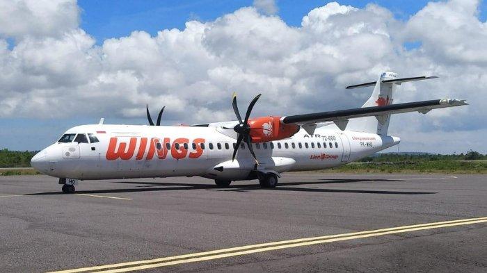 Maskapai Wings Air menghentikan rute penerbangan Kendari dan Wakatobi, Provinsi Sulawesi Tenggara (Sultra), mulai 8 Juli 2022. Kabar penghentian pengoperasian rute Kendari-Wakatobi maupun Wakatobi-Kendari, Provinsi Sultra, tersebut diperoleh TribunnewsSultra.com pada Selasa (05/07/2022).