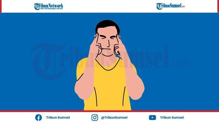 Ilustrasi sakit pada bagian kepala.