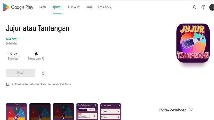 Jujur atau Tantangan Botol Aplikasi Game Truth or Dare Terbaru 2022