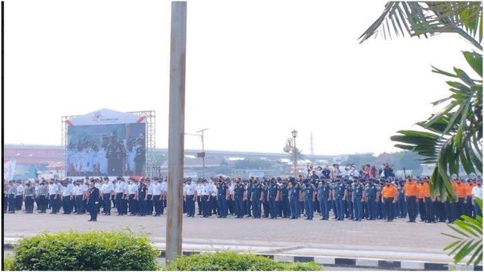 Peringatan Hari Perhubungan Nasional (Harhubnas) 2022, dilaksanakan di Pelataran BKB (Benteng Kuto Besak) Palembang.