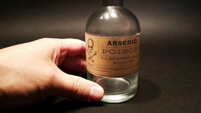 Ilustrasi racun zat arsenik yang diduga digunakan oleh Dhio untuk menghabisi keluarganya