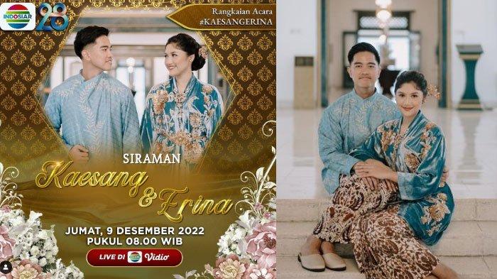 Jadwal Prosesi Pernikahan Kaesang Pangarep dan Erina Gudono