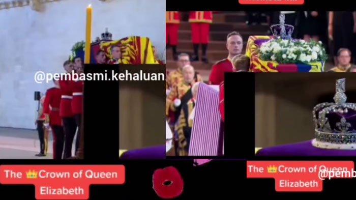 Mewah Mahkota Imperial State Crown Dampingi Peti Jenazah Ratu Elizabeth II
