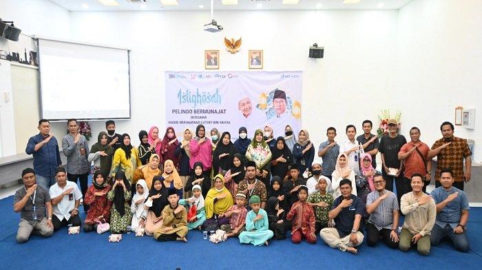 Istighosah Pelindo Bermunajat bersama Habib Muhammad Luthfi Bin Yahya yang dilaksanakan secara serentak di seluruh Kantor Pelindo di Indonesia