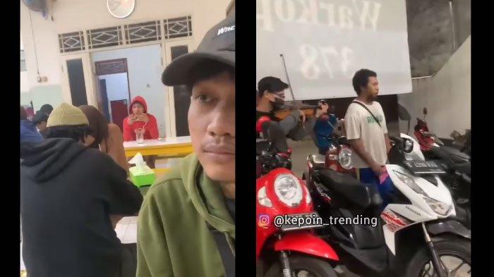 Pengunjung Warteg Kagum dengan Suara Merdu Seorang Pengamen