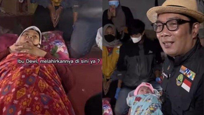 Ridwan Kamil Beri Nama Gempita Shalihah Kamil Bayi Lahir di Tenda Pengungsian Gempa Cianjur Maknanya