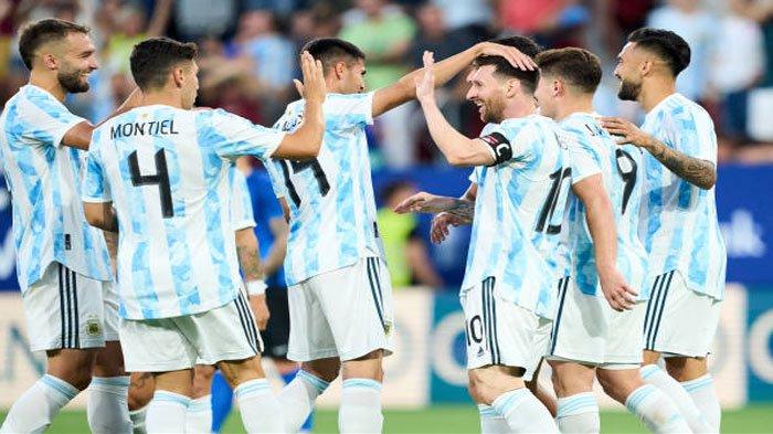 Para pemain Timnas Argentina.