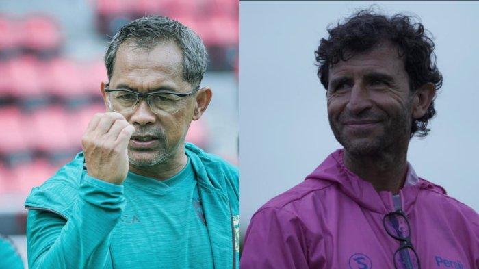 Duel Aji Santoso dan Luis Milla di laga Persib vs Persebaya Surabaya