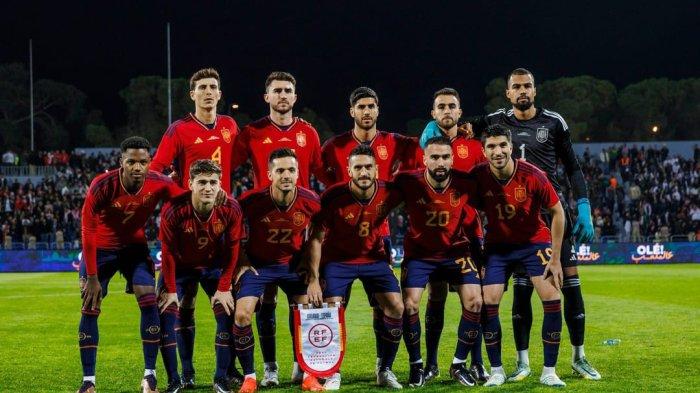 Timnas Spanyol, yang tergabung dalam Grup E Piala Dunia 2022.