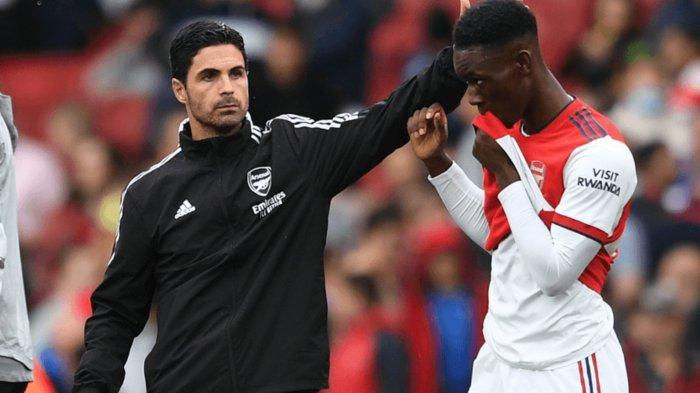 Mikel Arteta di ujung tanduk, posisinya makin goyah usai telan kekalahan lawan Chelsea, Senin (23/8/2021)