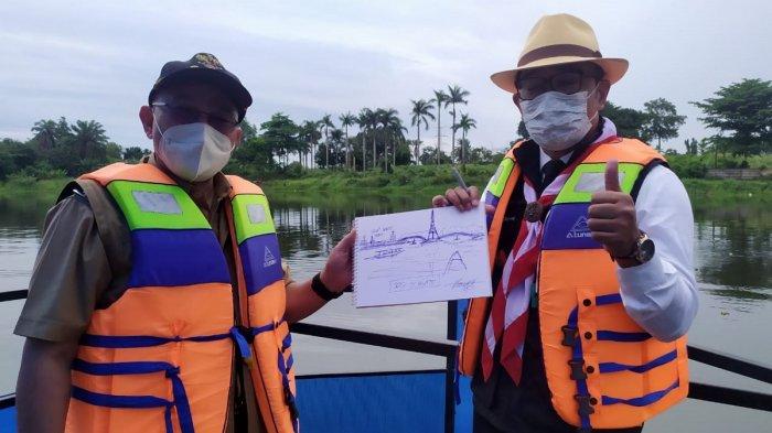 Gubernur Jawa Barat, Ridwan Kamil Situ Tujuh Muara, Bojongsari, Kota Depok pada Senin (14/2/2022). (SUMBER FOTO: Pokdarwis Situ Tujuh Muara)