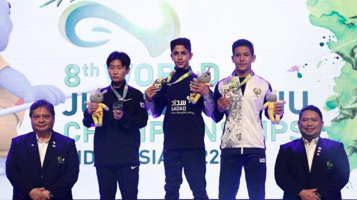 TUAN RUMAH - Kejuaraan Dunia Wushu Junior 2022 berlangsung ICE BSD, Tangerang Selatan berakhir Sabtu (10/12/2022). Iran menempati urutan pertama disusul China, dan Indonesia menempati urutan ketiga dengan 10 medali emas, 2 perak, dan 5 perunggu.