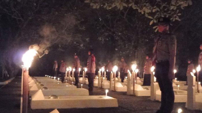 Malam Renungan Suci Digelar di TMP Taruna, Kota Tangerang Sambut Peringatan HUT ke-77 RI, Rabu (17/8/2022)