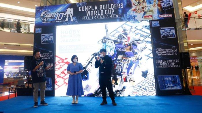 Pameran serta merakit Gundam bertajuk Gunpla Builders World Cup 10th Tournament di Atrium Mal Taman Anggrek, Jakarta Barat yang digelar pada 23 September - 2 Oktober 2022.