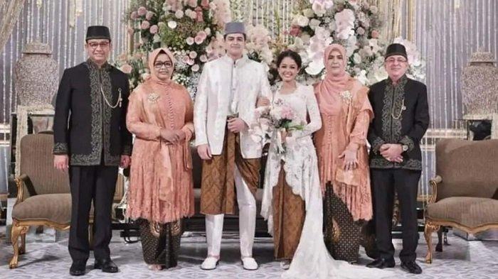 Prosesi akad nikah putri Gubernur DKI Jakarta Anies Baswedan, Mutiara Annisa Baswedan dengan Ali Saleh Alhuraiby di Putri Duyung Resort Ancol, Jakarta Utara, Jum'at (29/07/2022) pukul 08.30 WIB.