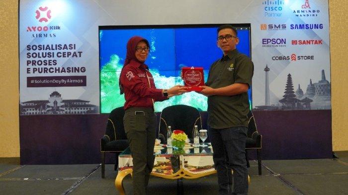 Airmas Group melakukan Sosialisasi Cepat Proses E-purchasing pengadaan produk IT di Provinsi Jawa Barat. Kegiatan sosialisasi digelar di Trans Luxury Hotel, Bandung, Selasa (30/8/2022).