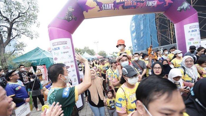 MAG DINO Run 2022 di Mal Artha Gading diikuti 1.800 pelari, Minggu (27/11/2022)