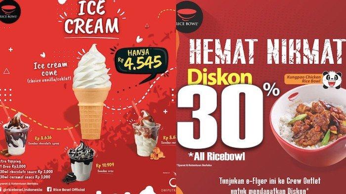 Rice Bowl Indonesia promo makanan diskon 30 persen