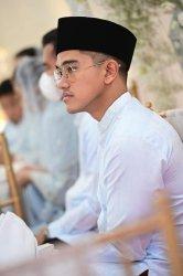 Kaesang Pangarep saat acara pengajian.
