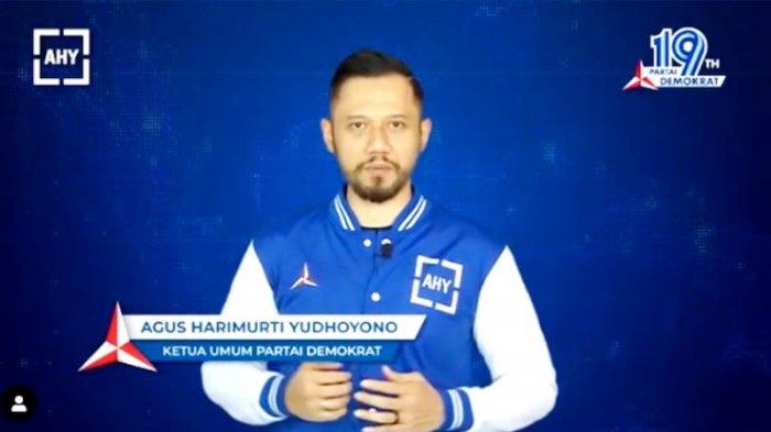 Ketua Umum Partai Demokrat Agus Yudhoyono mengucapkan HUT Partai Demokrat