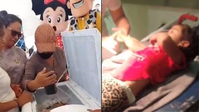 Momen seorang bocah 3 tahun hidup kembali setelah sempat dinyatakan meninggal dunia.