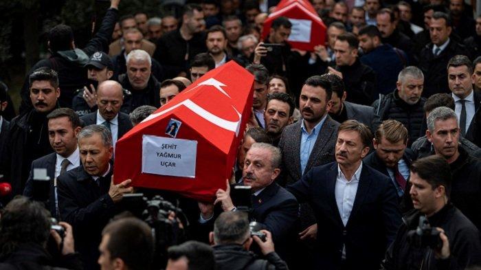 Pemakaman Korban Bom Istanbul, Turki